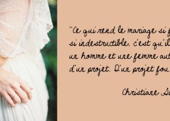 Le livre pour préparer son mariage : l'éloge du mariage de Christiane Singer