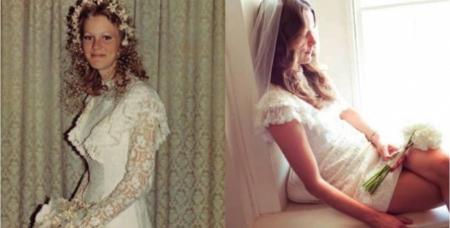 Customisez la robe de mariée de sa mère